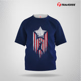 Captain America Digitally Printed Fashion T-shirts for Kid's by Traverse