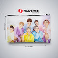 BTS Pencil Pouch- Digitally Printed on Fabric by Traverse