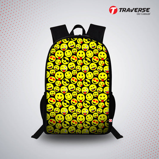 Emoji Boys & Girls Paris Backpack for Travel, School & College.