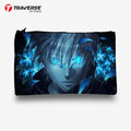 Traverse (Goju Satoru Anime, Jujutsu, Art) Pencil pouch for Boys & Girls. Printed on Fabric.