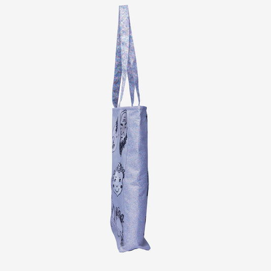 Traverse Canvas Printed Tote Bag for Women - Market Bag, Cute Tote Bag Aesthetic Purse, Handbag for Work, Book Bag, Accessories, Supplies, Office, School - 16x15 Inches