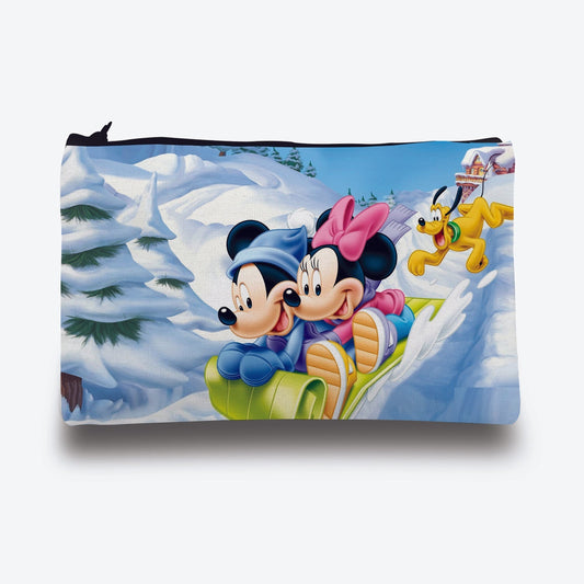 Traverse (mickey mouse) Pencil pouch for Boys & Girls. Printed on Fabric.