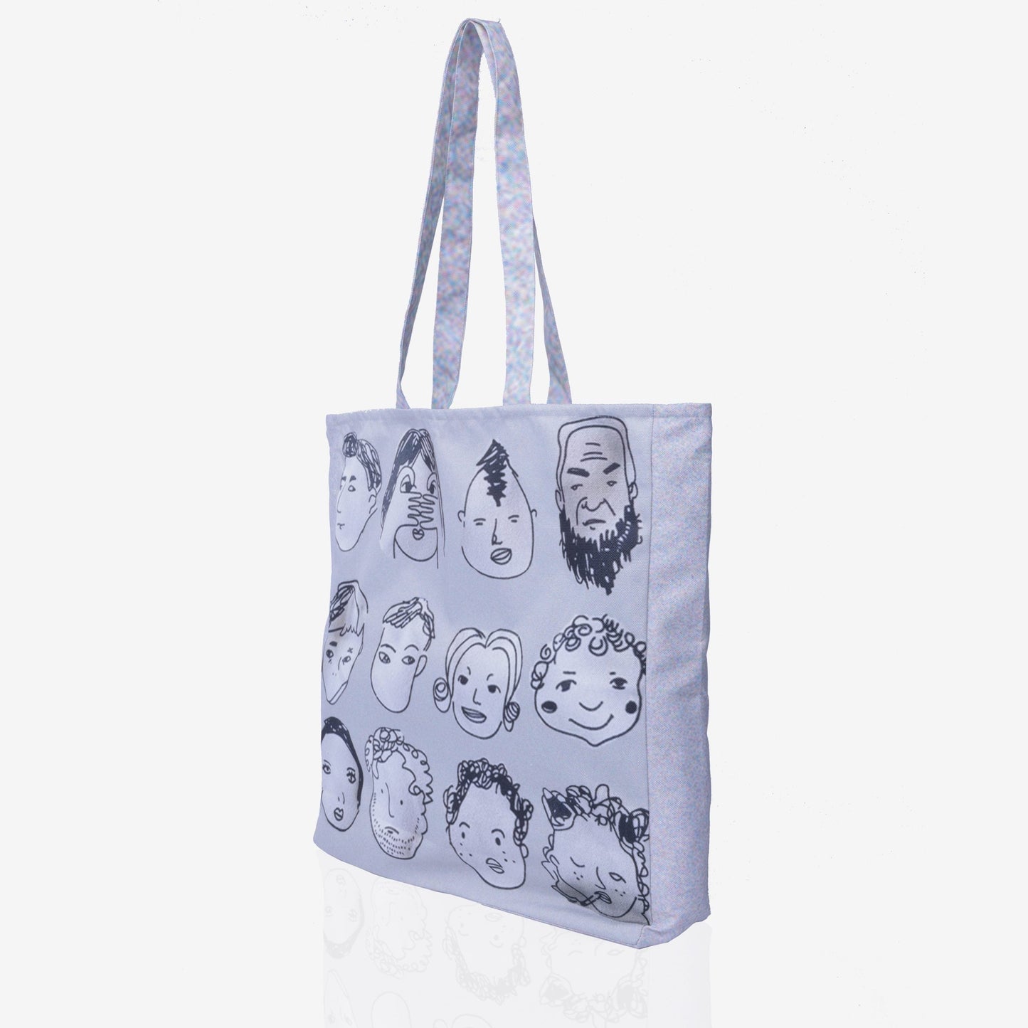 Traverse Canvas Printed Tote Bag for Women - Market Bag, Cute Tote Bag Aesthetic Purse, Handbag for Work, Book Bag, Accessories, Supplies, Office, School - 16x15 Inches