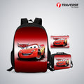 Traverse Car Bag, Lunch Box & Pouch Bundle for Boys And Girls