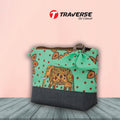 Makeup pouch for Girls- Digitally Printed on Canvas Fabric by Traverse