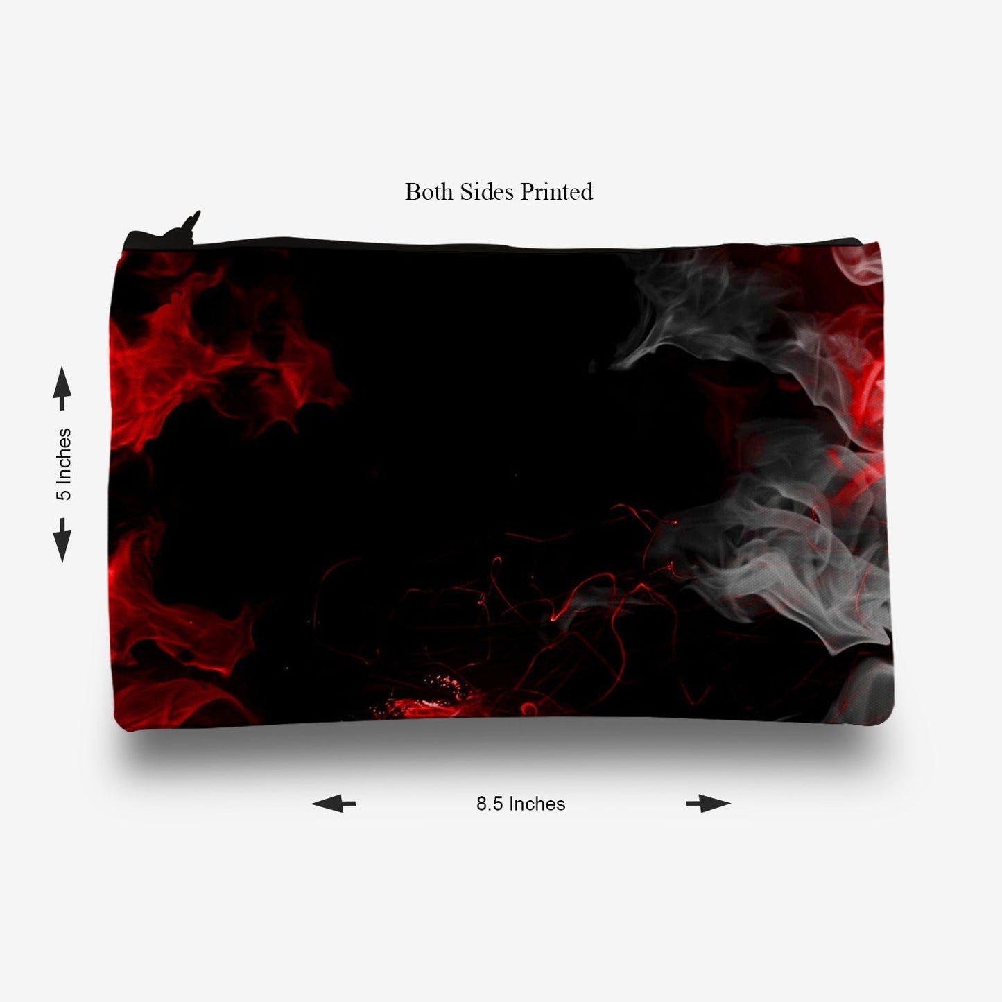 Traverse (Red Smoke) Pencil pouch for Boys & Girls. Printed on Fabric.