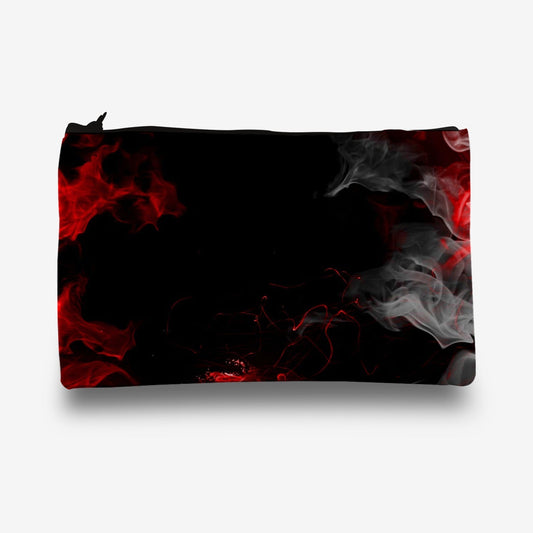 Traverse (Red Smoke) Pencil pouch for Boys & Girls. Printed on Fabric.