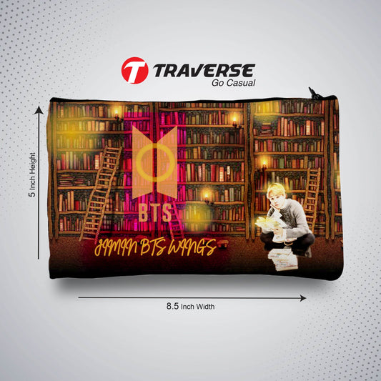 BTS Pencil Case- Best Quality KPOP pencil case (Digitally Printed on Fabric)