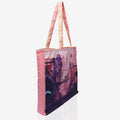 Traverse Canvas Printed Tote Bag for Women by TRAVERSE- Market Bag, Cute Tote Bag Aesthetic Purse, Handbag for Work, Book Bag, Accessories, Supplies, Office, School - 16x15 Inches