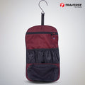 Traverse Hanging Toiletry Bag Organizer. Cosmetic Makeup Holder Pouch.