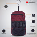 Traverse Hanging Toiletry Bag Organizer. Cosmetic Makeup Holder Pouch.