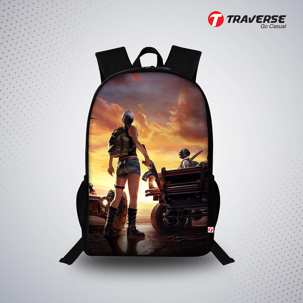 PUBG Digital Print Backpack