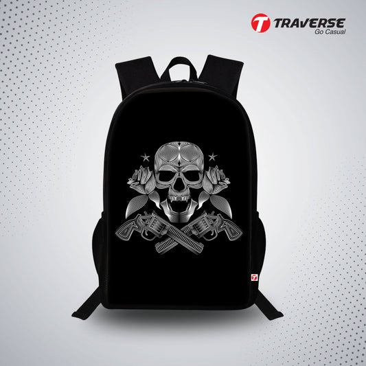 Skull Digital Print Backpack
