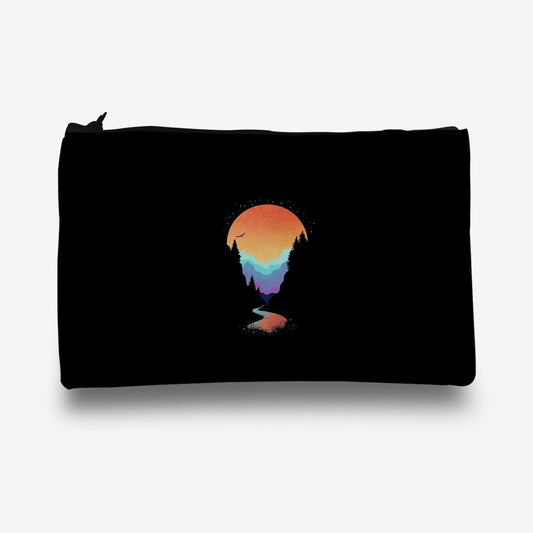 Traverse (Painting) Pencil pouch for Boys & Girls. Printed on Fabric.