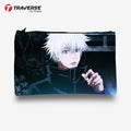 Traverse (Goju Satoru Anime, Jujutsu, Art) Pencil pouch for Boys & Girls. Printed on Fabric.
