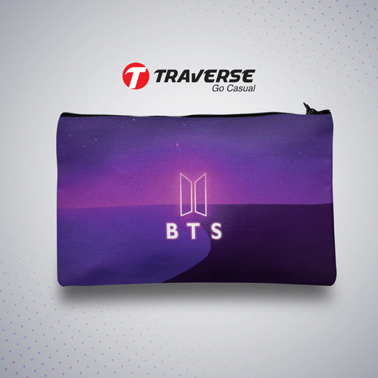 BTS Pencil / Pen  Pouch   (Digitally printed on Cloth)