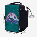 Unicorn- Lunch Bag with option to carry water bottle- Digitally printed and manufactured by Traverse