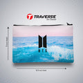 BTS Pencil / Pen  Pouch   (Digitally printed on Cloth)