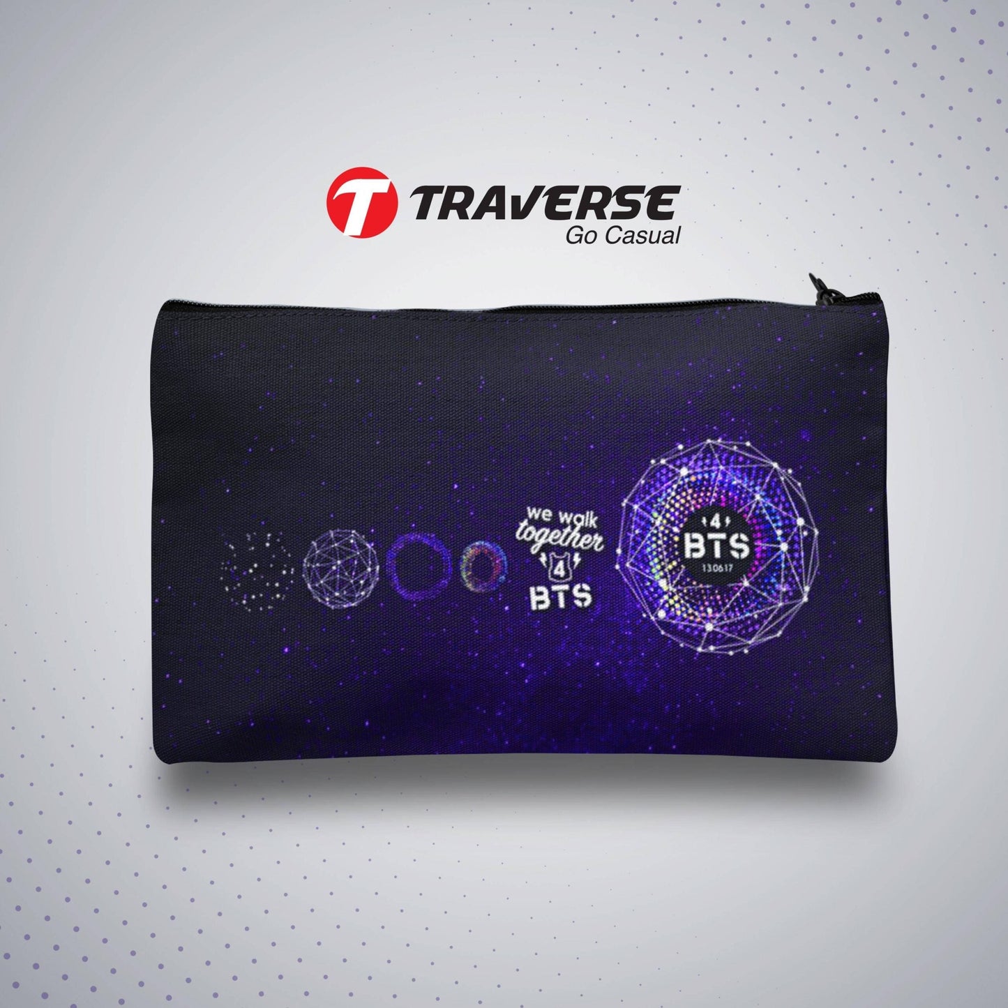 BTS Pencil / Pen  Pouch   (Digitally printed on Cloth)