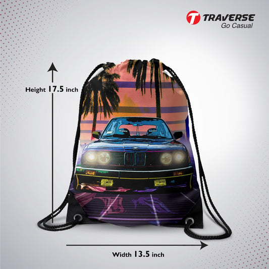 Car Drawstring Bag