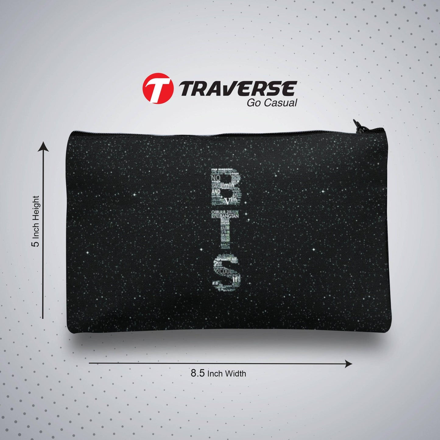 BTS Pencil / Pen  Pouch   (Digitally printed on Cloth)