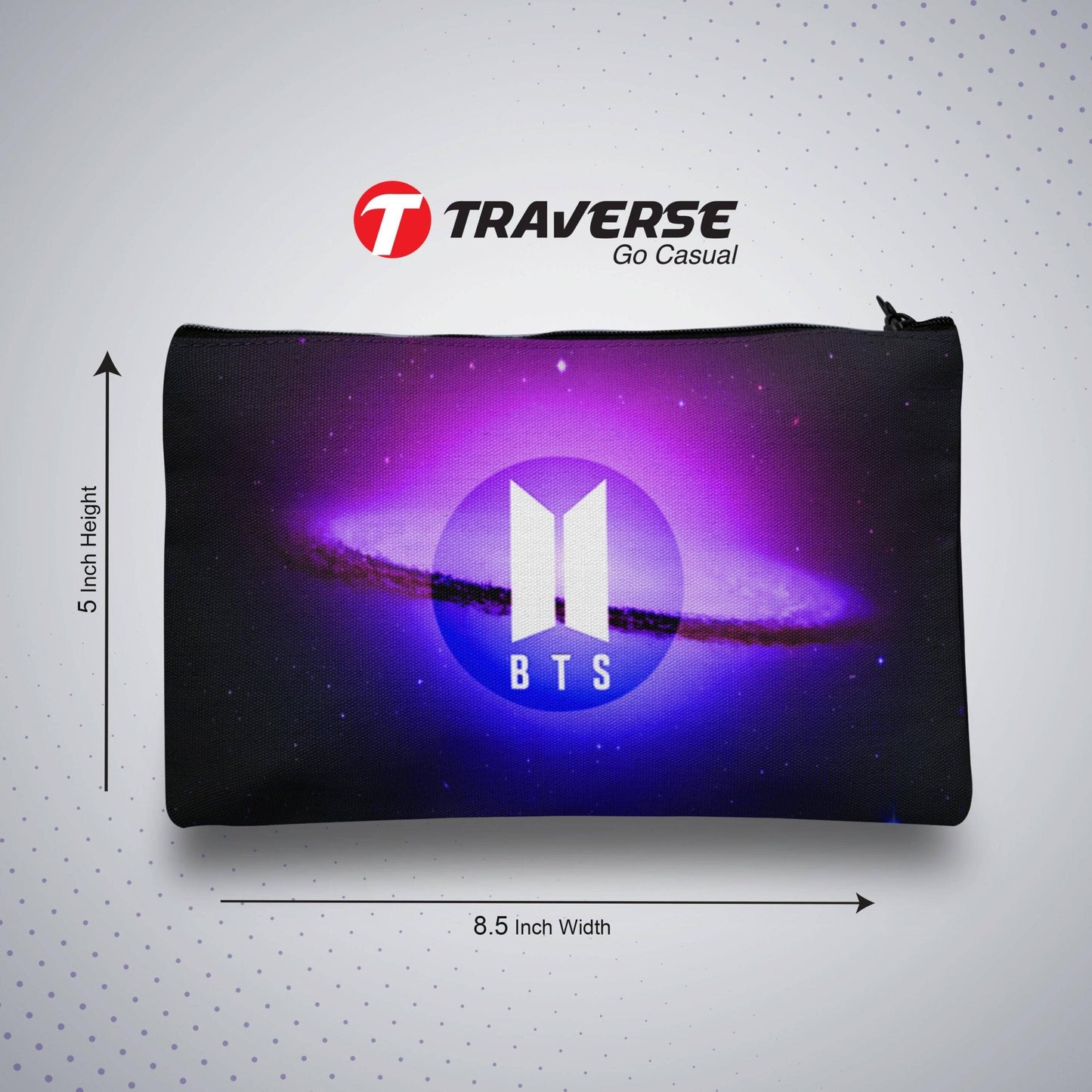 BTS Pencil / Pen  Pouch   (Digitally printed on Cloth)