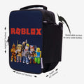 Roblox - Lunch Bag with option to carry water bottle. Digitally printed on Fabric by Traverse