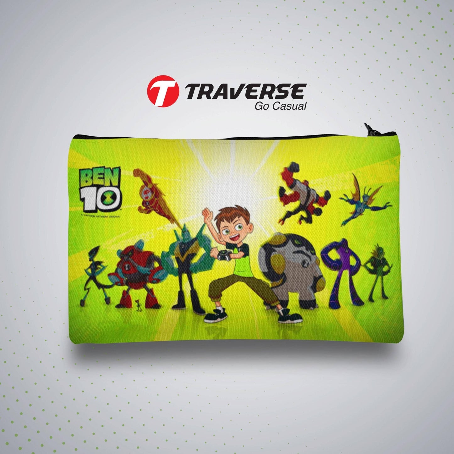 Ben 10 Pencil pouch  (Digitally printed on Cloth)