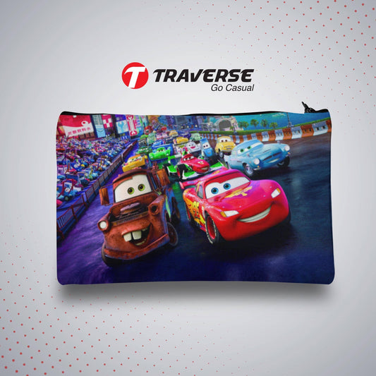 Cars Pencil Pouch (Digitally printed on Cloth)