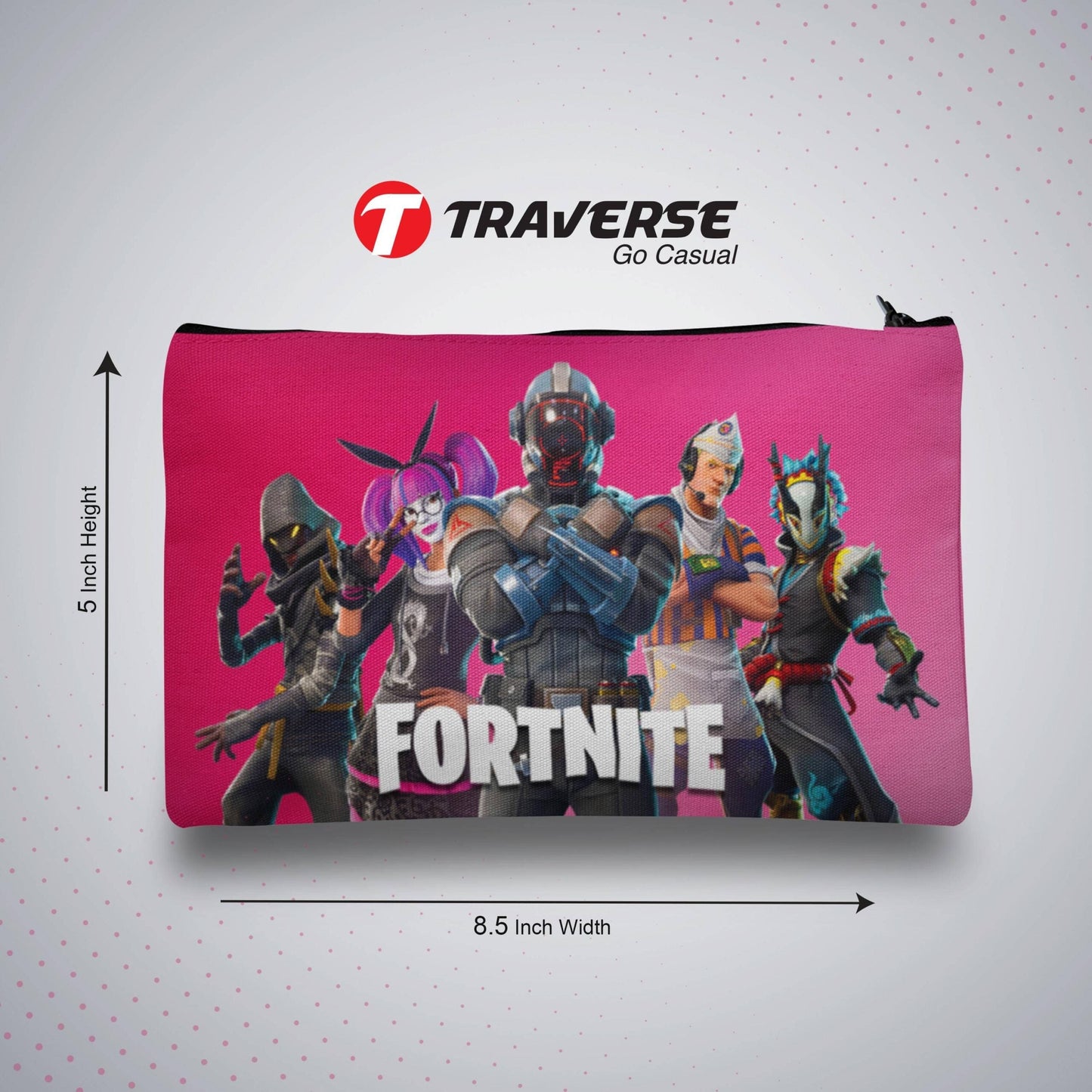 Fortnite Pencil pouch  (Digitally printed on Cloth)