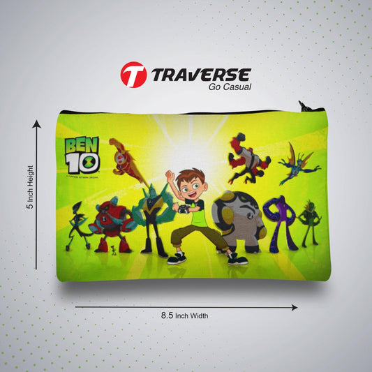 Ben 10 Pencil pouch  (Digitally printed on Cloth)