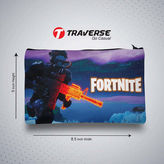 Fortnite Pencil pouch  (Digitally printed on Cloth)