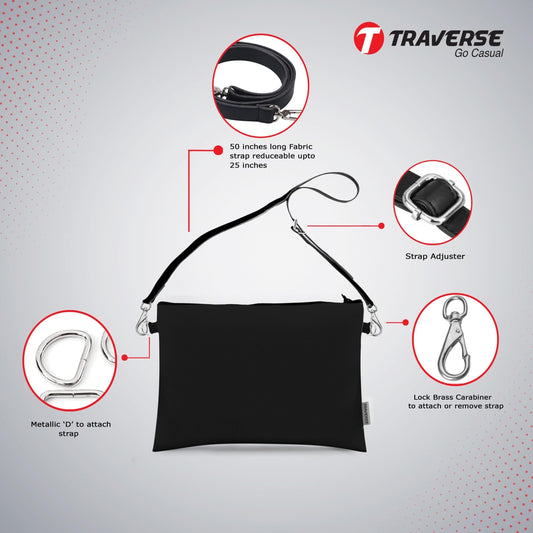 Customized - Pouch (Digitally printed on Cloth) with shoulder strap