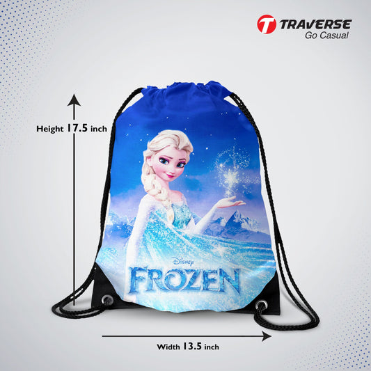 Frozen Drawstring Bag ( Digital Printed On Cloth )