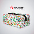 Printed Box Pencil Case- Digitally priinted on fabric by Traverse