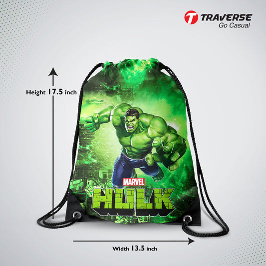 Hulk Marvel Drawstring Bag ( Digital Printed On Cloth )
