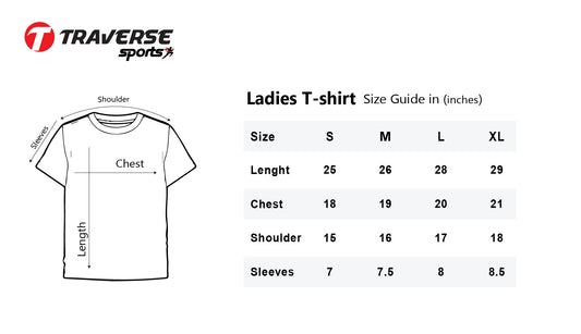 Traverse printed sports T-shirts for Women