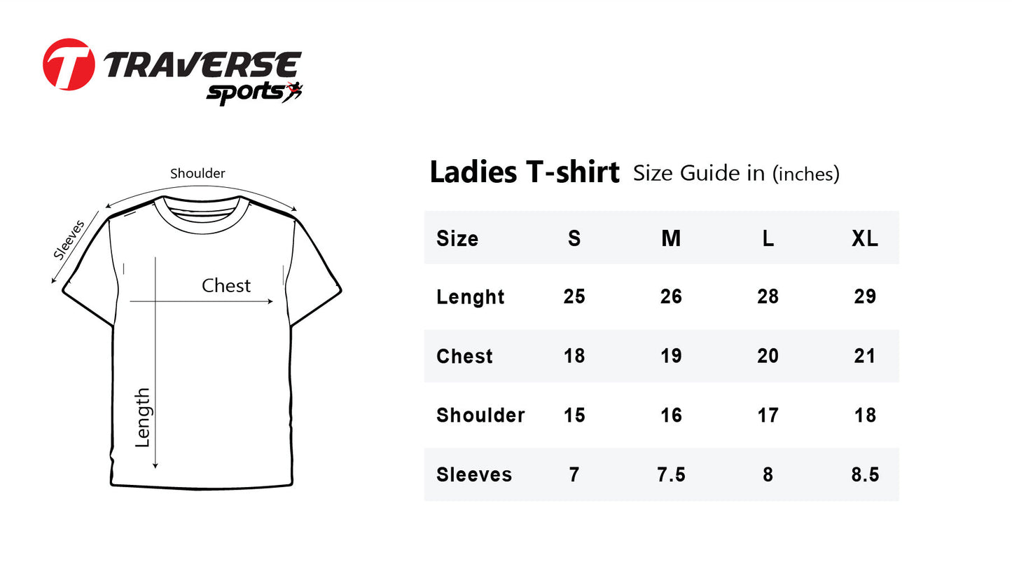 Traverse printed sports T-shirts for Women