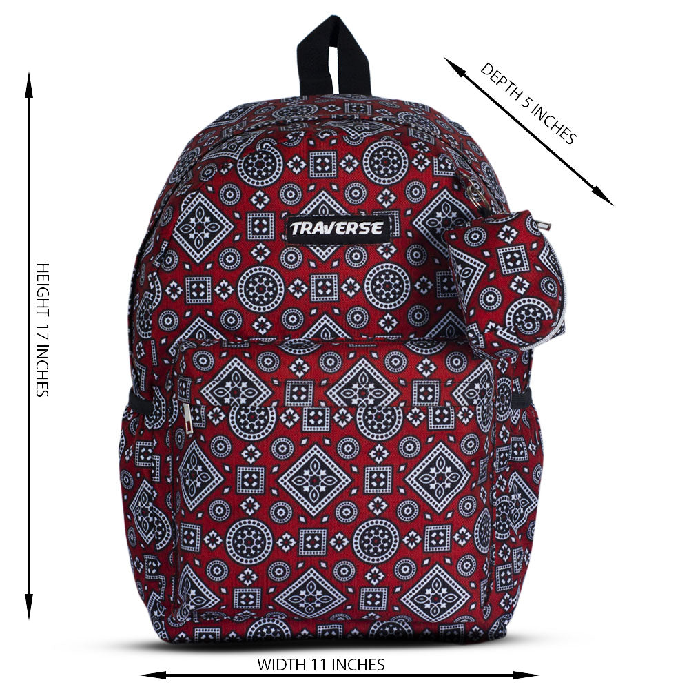 AJRAK design Backpack inspired by Pakistani heritage. A daily essential for boys and girls