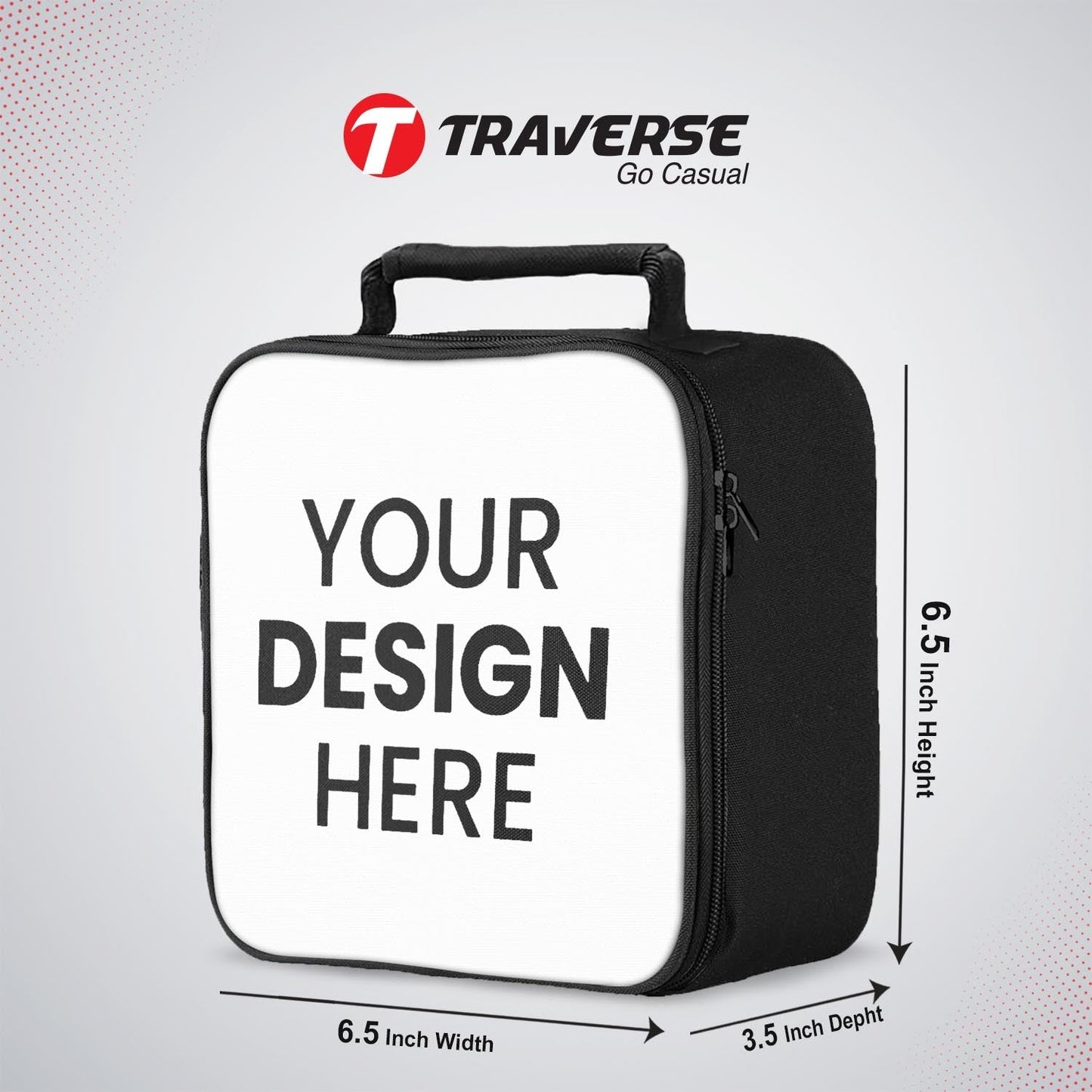 Customized Sandwich/Lunch box for kids (Digitally printed on Cloth) by Traverse