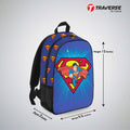 Kids Bag- Superman , Backpack for Kindergarten (KG), Pre-school classes. Allover printed