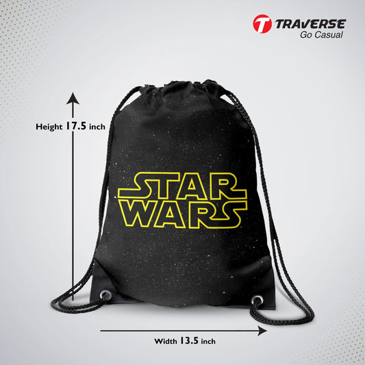 Star Wars Drawstring Bag ( Digital Printed On Cloth )