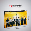 Dual Compartment- BTS pencil pouch (Digitally printed on both sides) by Traverse
