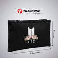Dual Compartment- BTS pencil pouch (Digitally printed on both sides) by Traverse