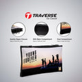 Dual compartment BTS pencil pouch. Printed on Fabric with both sides covered