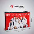 2 Zipper-BTS Pencil Pouch  (Digitally Printed On Both Side) By Traverse