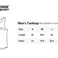 Digitally Printed Fashion Tank Top for Men by Traverse