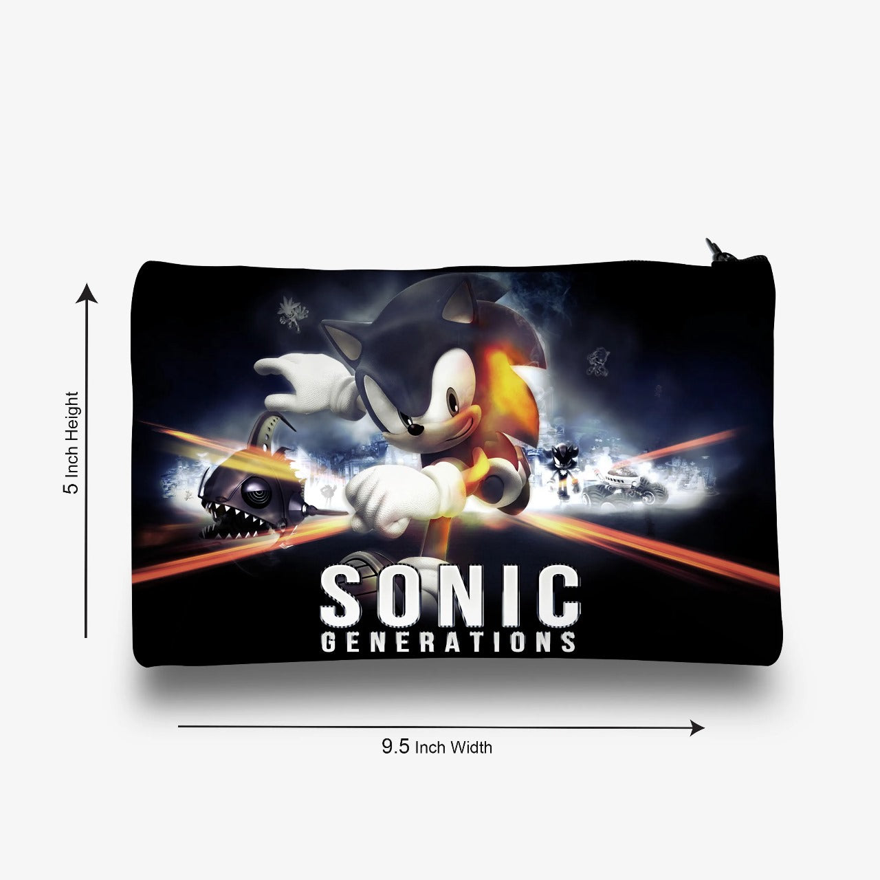 Traverse Sonic Pencil Pouch Digitally Printed on Fabric (Both Sides)