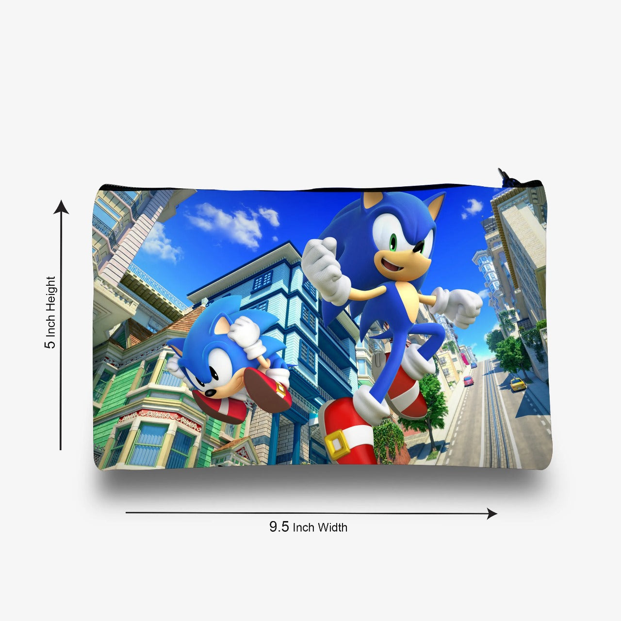Traverse Sonic Pencil Pouch Digitally Printed on Fabric (Both Sides)