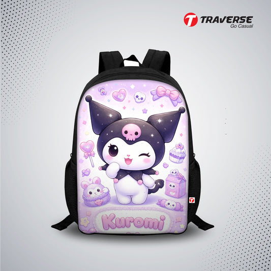 Traverse kuromi bag white coat